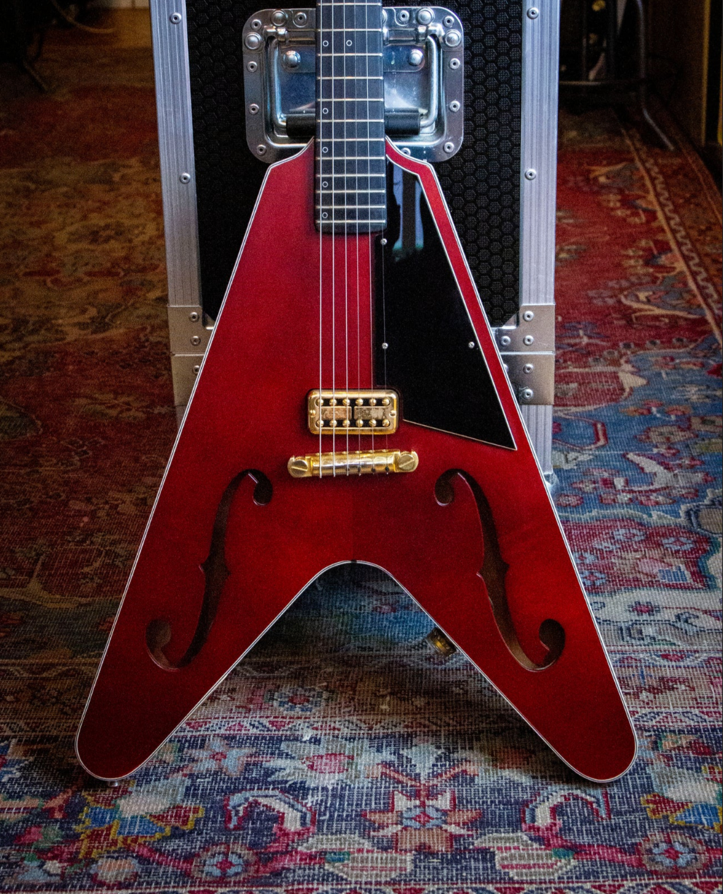 Blood Red Hollow Vee