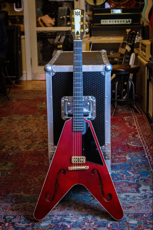 Blood Red Hollow Vee