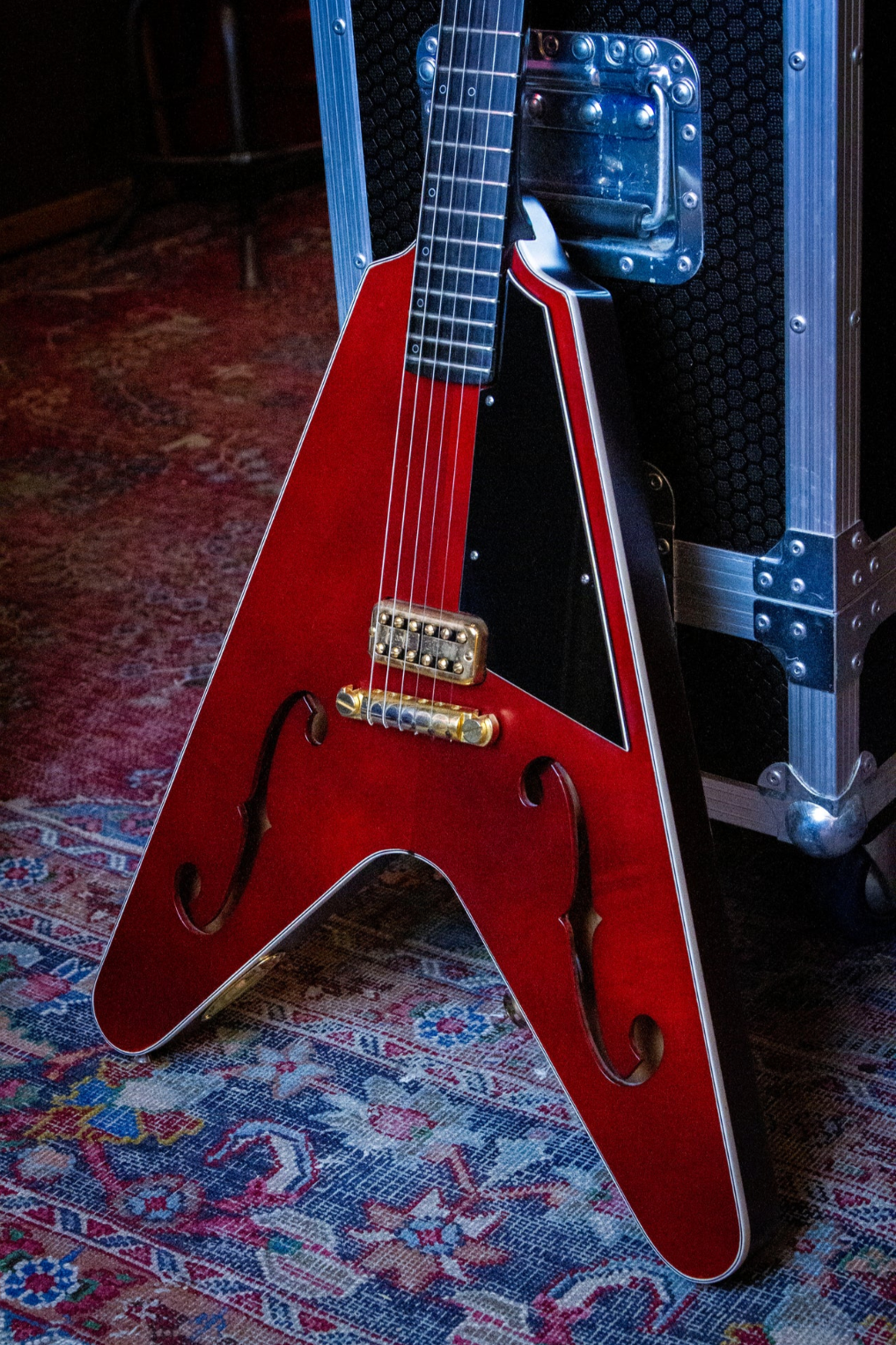 Blood Red Hollow Vee