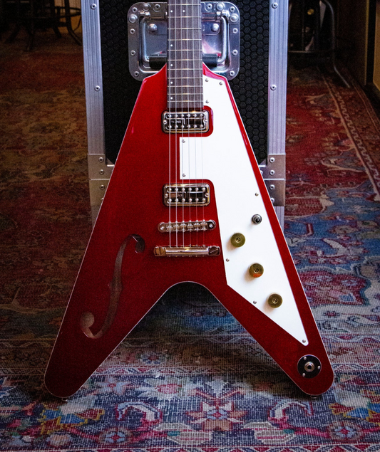 Cherry Red Hollow Vee