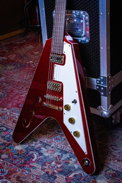 Cherry Red Hollow Vee