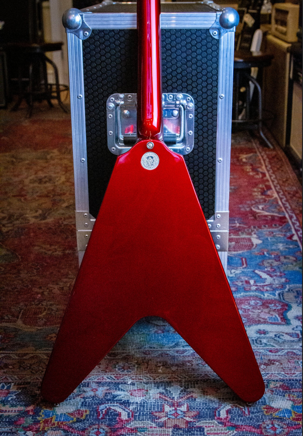 Cherry Red Hollow Vee