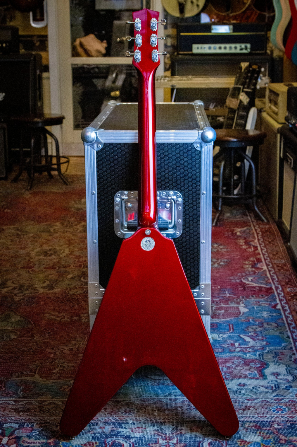 Cherry Red Hollow Vee