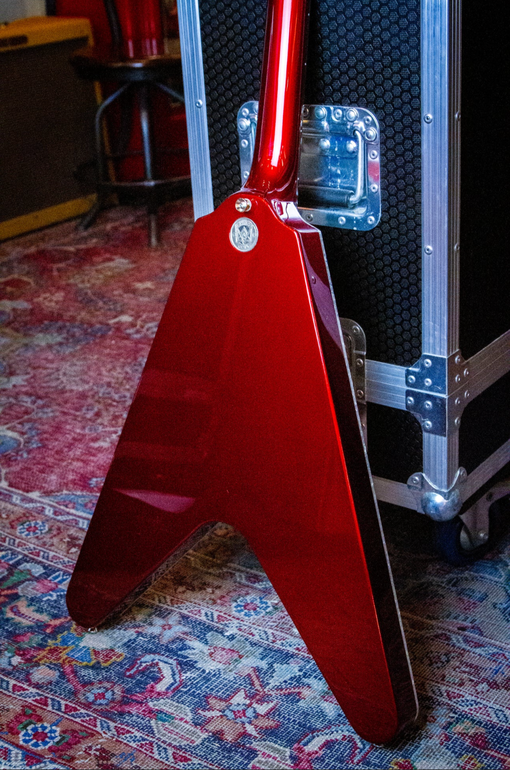 Cherry Red Hollow Vee